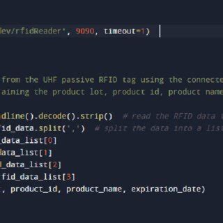 how to programatically read rfid readers in script|python rfid reader read data.